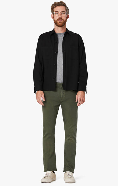 34 Heritage Courage Straight Leg Jeans In Military Green Comfort