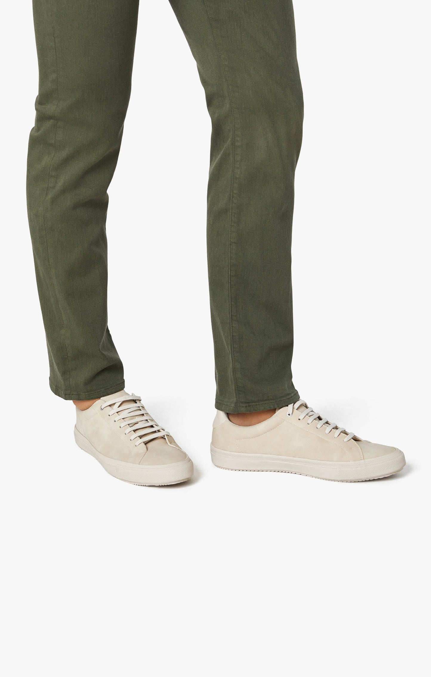 34 Heritage Courage Straight Leg Jeans In Military Green Comfort