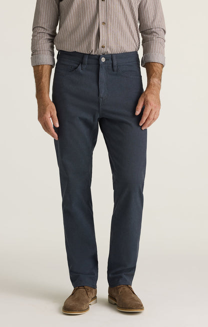 34 Heritage Charisma Relaxed Straight Pants in Navy Herringbone
