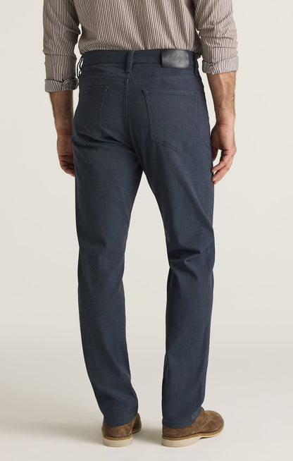 34 Heritage Charisma Relaxed Straight Pants in Navy Herringbone