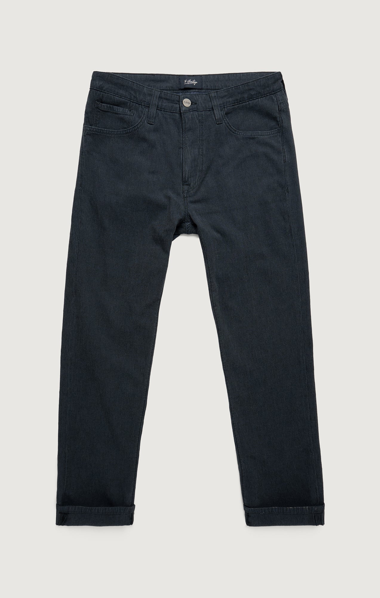 34 Heritage Charisma Relaxed Straight Pants in Navy Herringbone