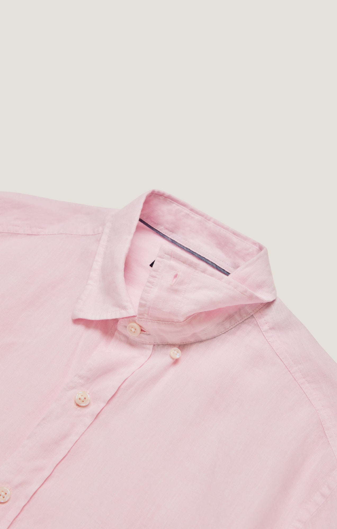 34 Heritage Linen Chambray Shirt in Pink