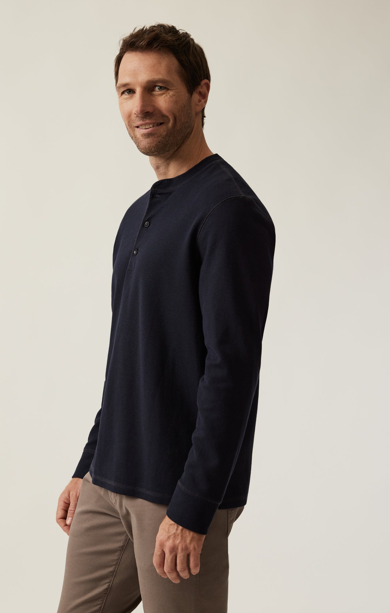 34 Heritage Long Sleeve Henley In Navy
