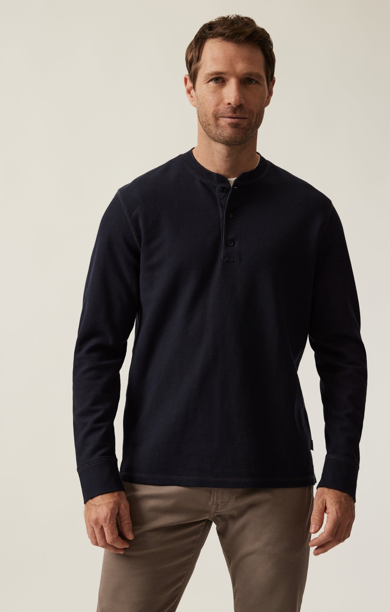 34 Heritage Long Sleeve Henley In Navy
