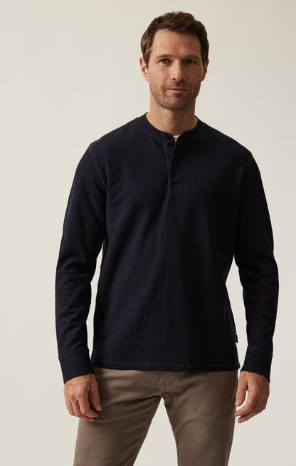 34 Heritage Long Sleeve Henley In Navy