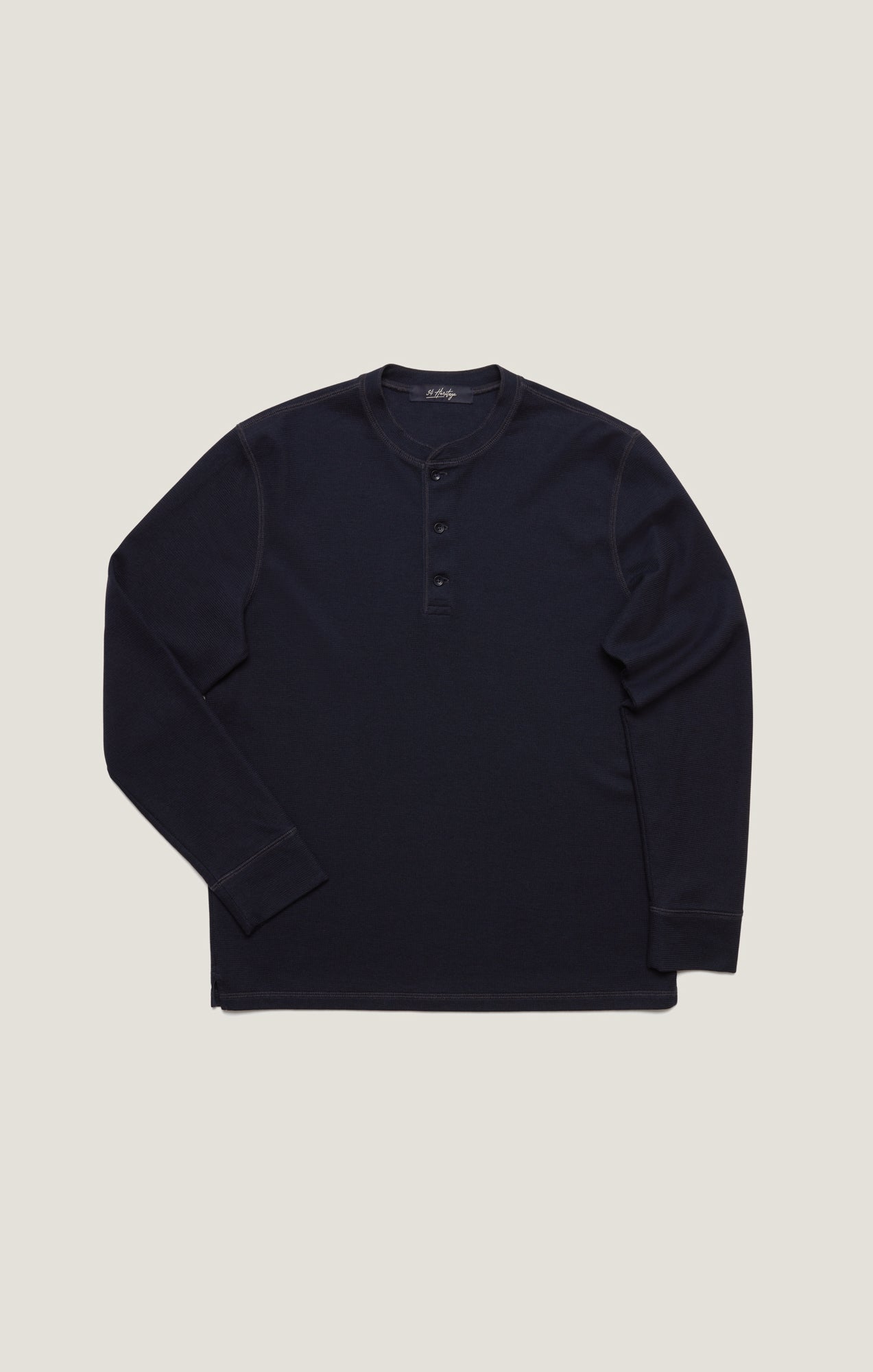 34 Heritage Long Sleeve Henley In Navy