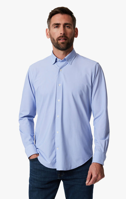 34 Heritage Geometric Shirt In Blue