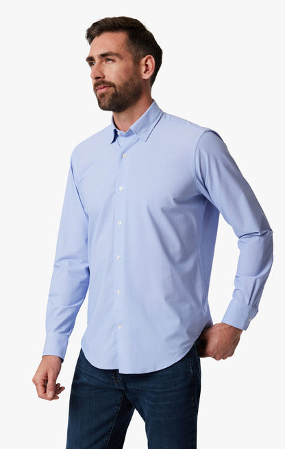 34 Heritage Geometric Shirt In Blue