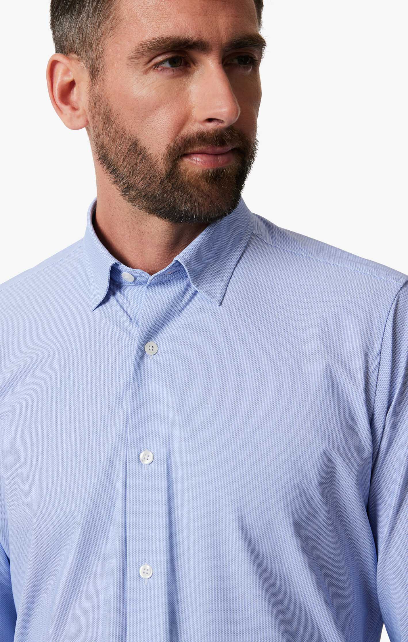 34 Heritage Geometric Shirt In Blue