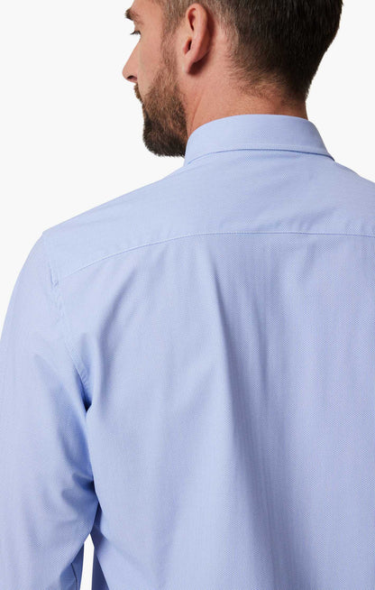 34 Heritage Geometric Shirt In Blue