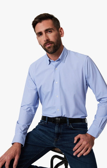 34 Heritage Geometric Shirt In Blue