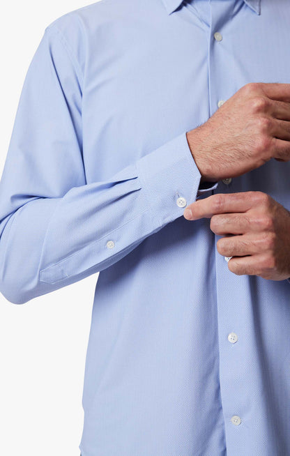 34 Heritage Geometric Shirt In Blue
