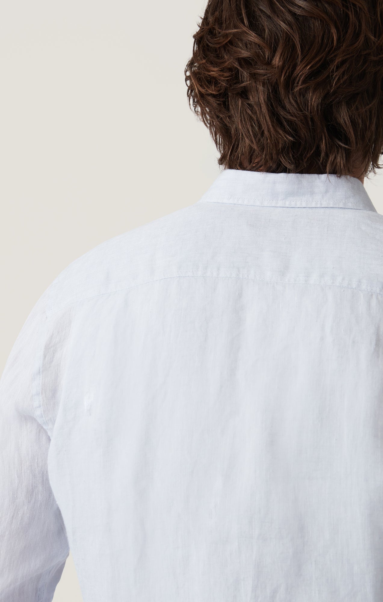 34 Heritage Linen Chambray Shirt in Chalk