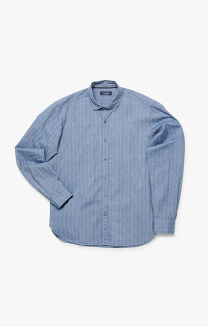 34 Heritage Herringbone Shirt In Blue