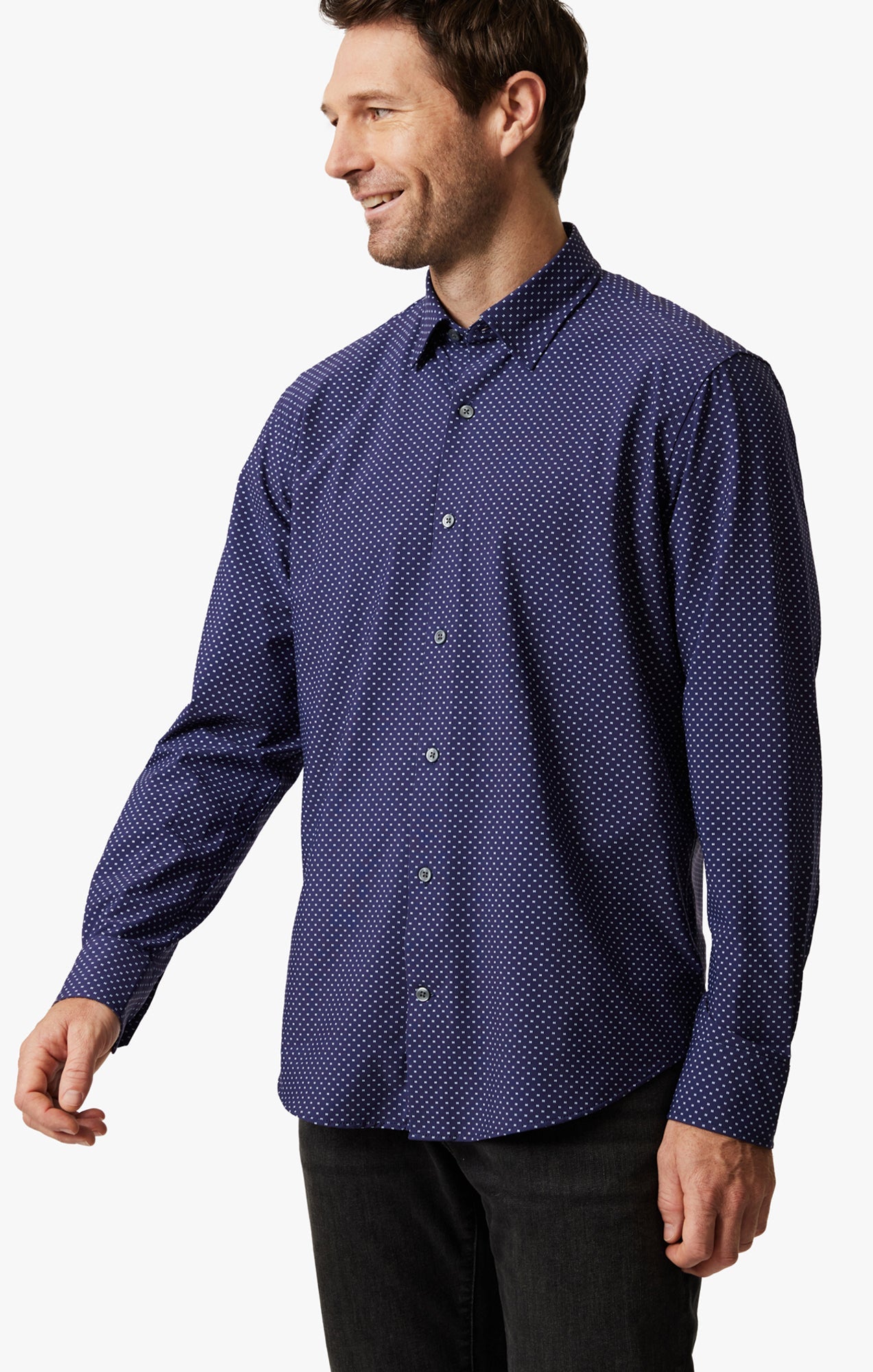 34 Heritage Crystal Shirt in Navy