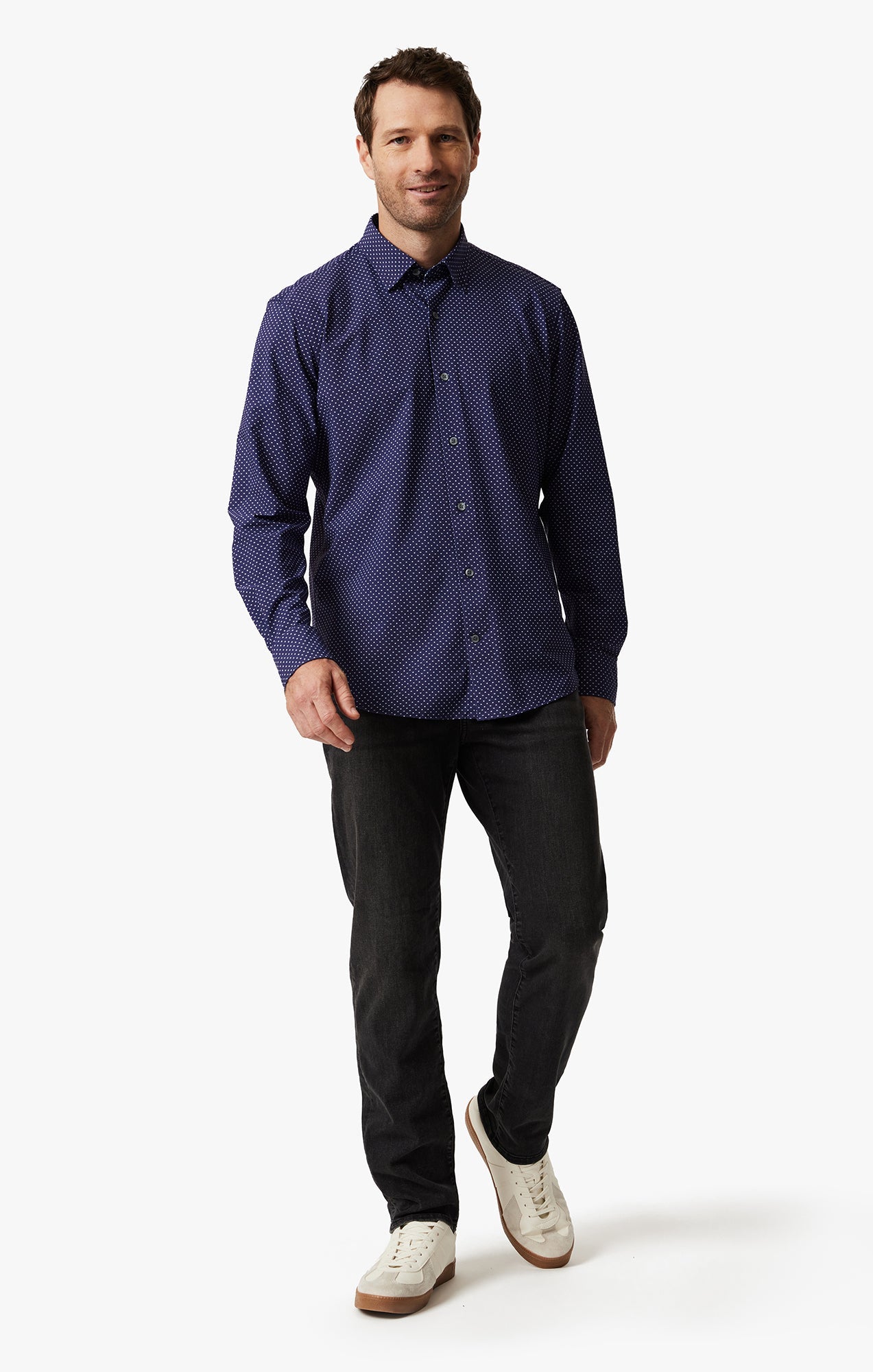 34 Heritage Crystal Shirt in Navy