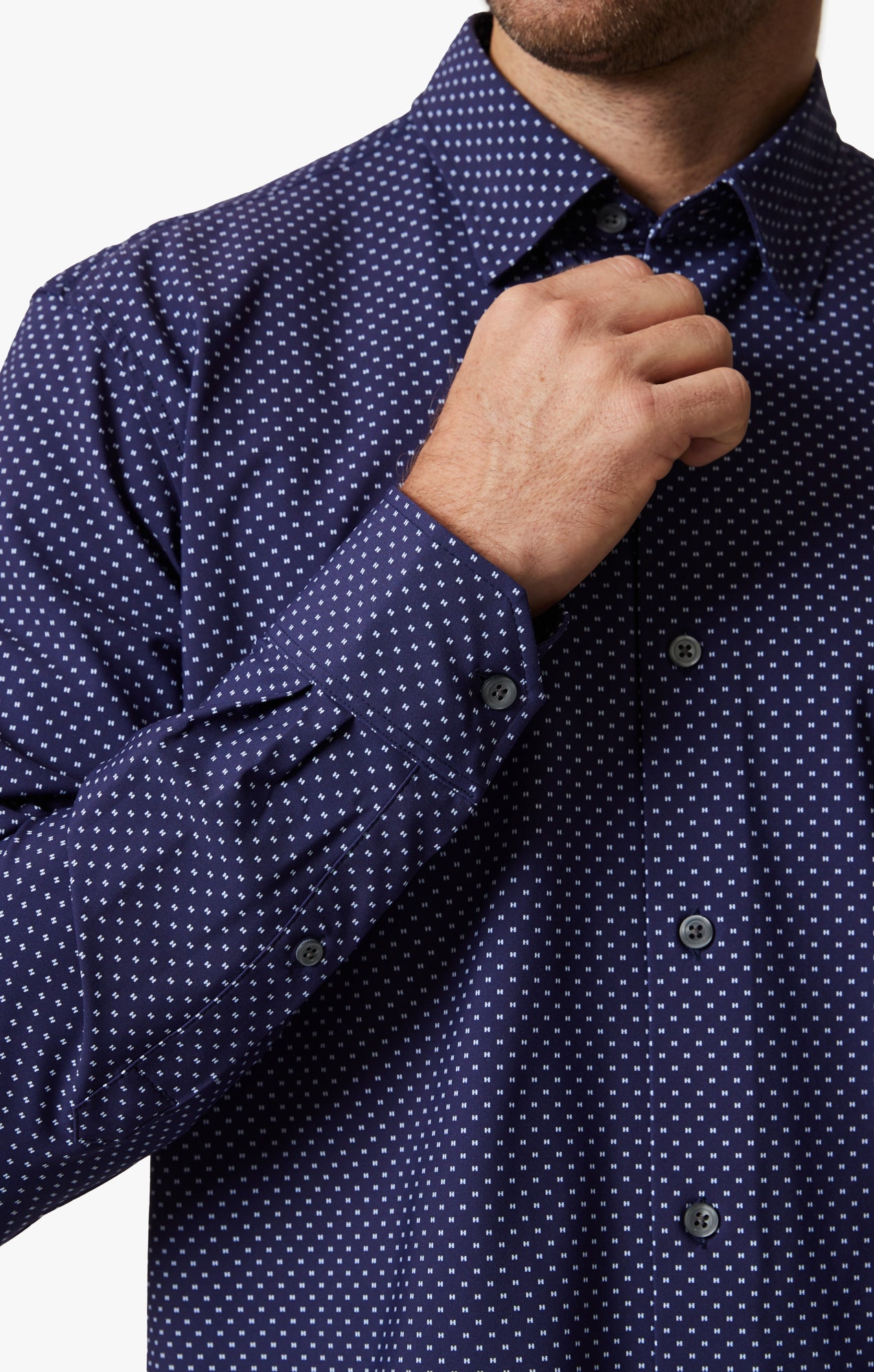 34 Heritage Crystal Shirt in Navy
