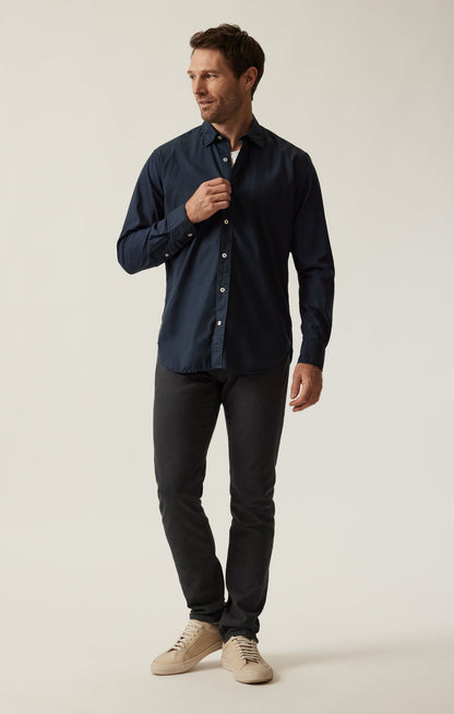 34 Heritage Luxe Twill Shirt In Dress Blues