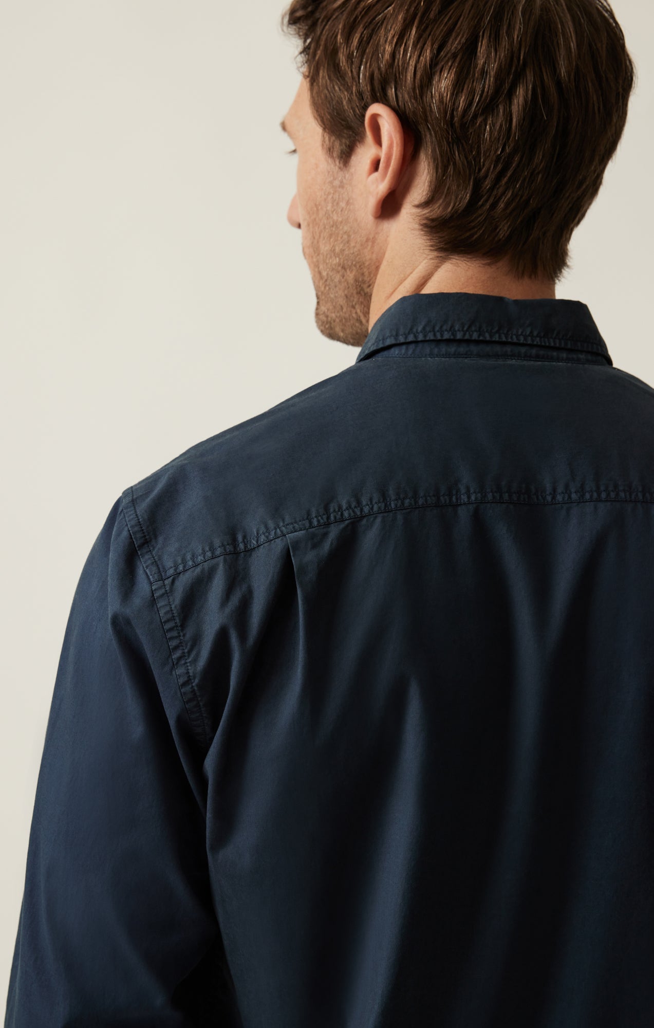 34 Heritage Luxe Twill Shirt In Dress Blues
