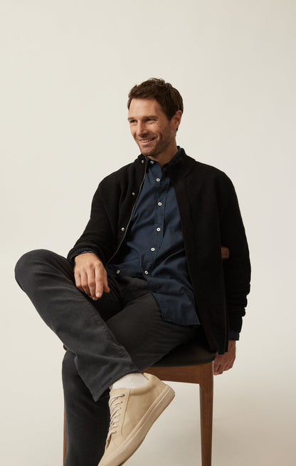 34 Heritage Luxe Twill Shirt In Dress Blues