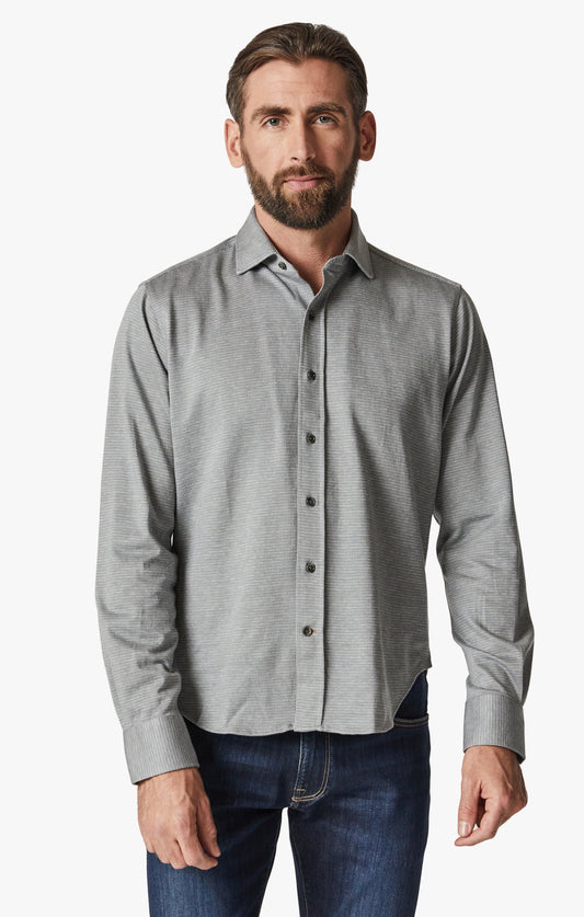 34 Heritage Structured Shirt In Light Grey