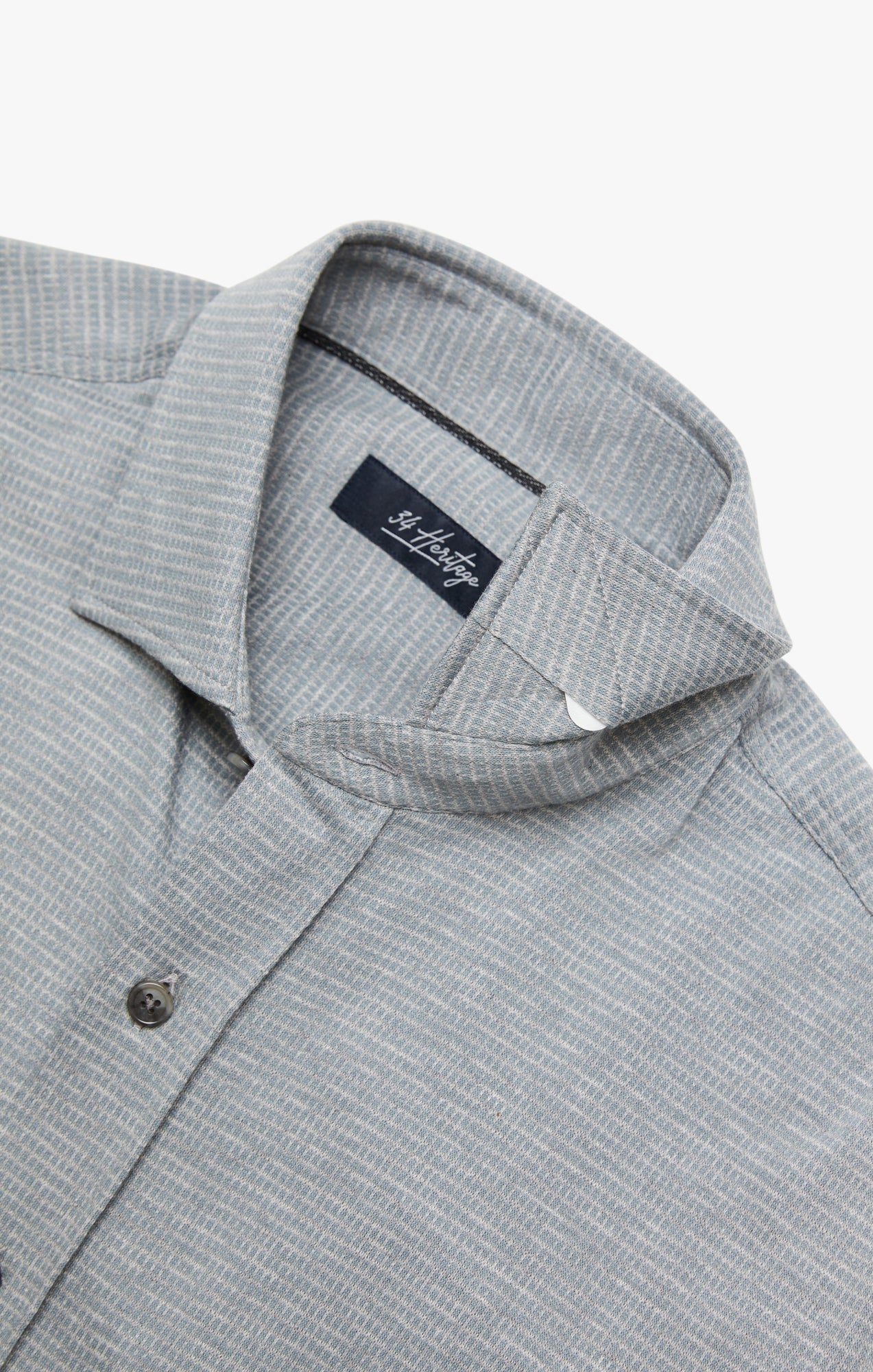 34 Heritage Structured Shirt In Light Grey