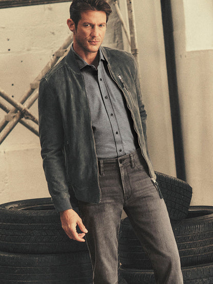 34 Heritage Structured Shirt In Light Grey