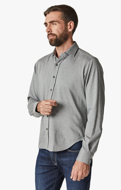 34 Heritage Structured Shirt In Light Grey