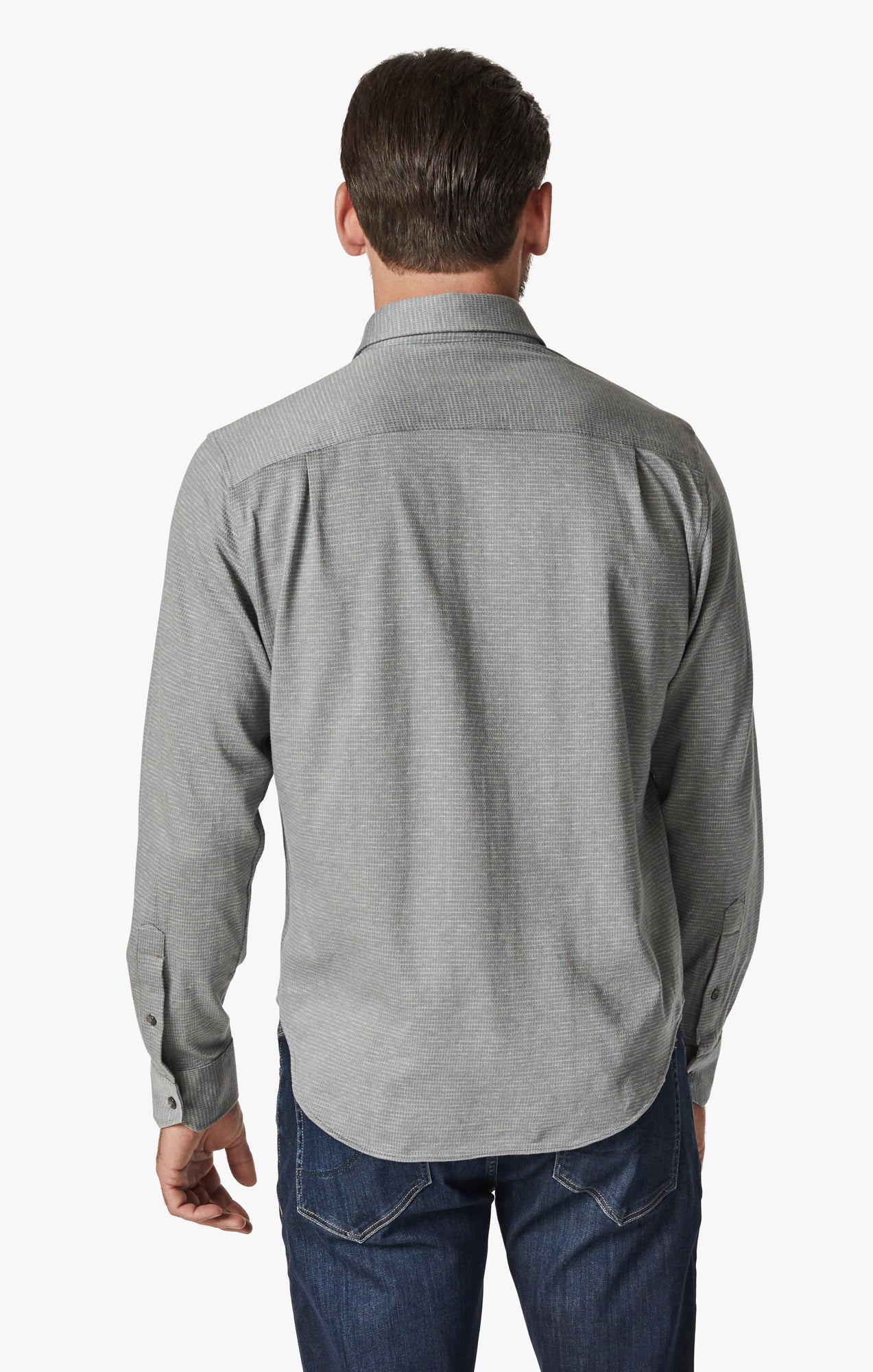 34 Heritage Structured Shirt In Light Grey