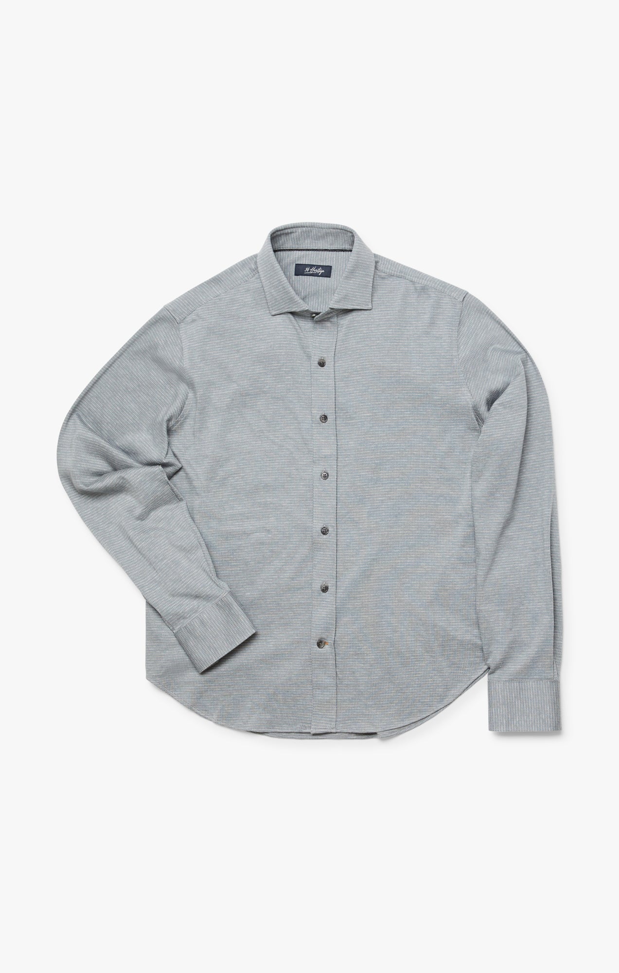 34 Heritage Structured Shirt In Light Grey