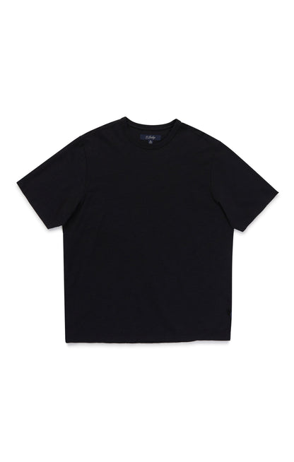 34 Heritage Slub Crew Neck T-Shirt in Black