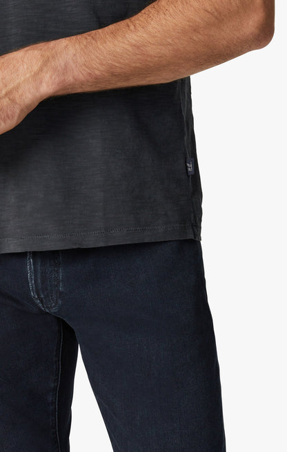 34 Heritage Slub Crew Neck T-Shirt in Dark Navy