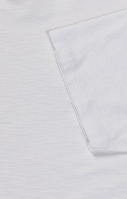 34 Heritage Slub Crew Neck T-Shirt in White