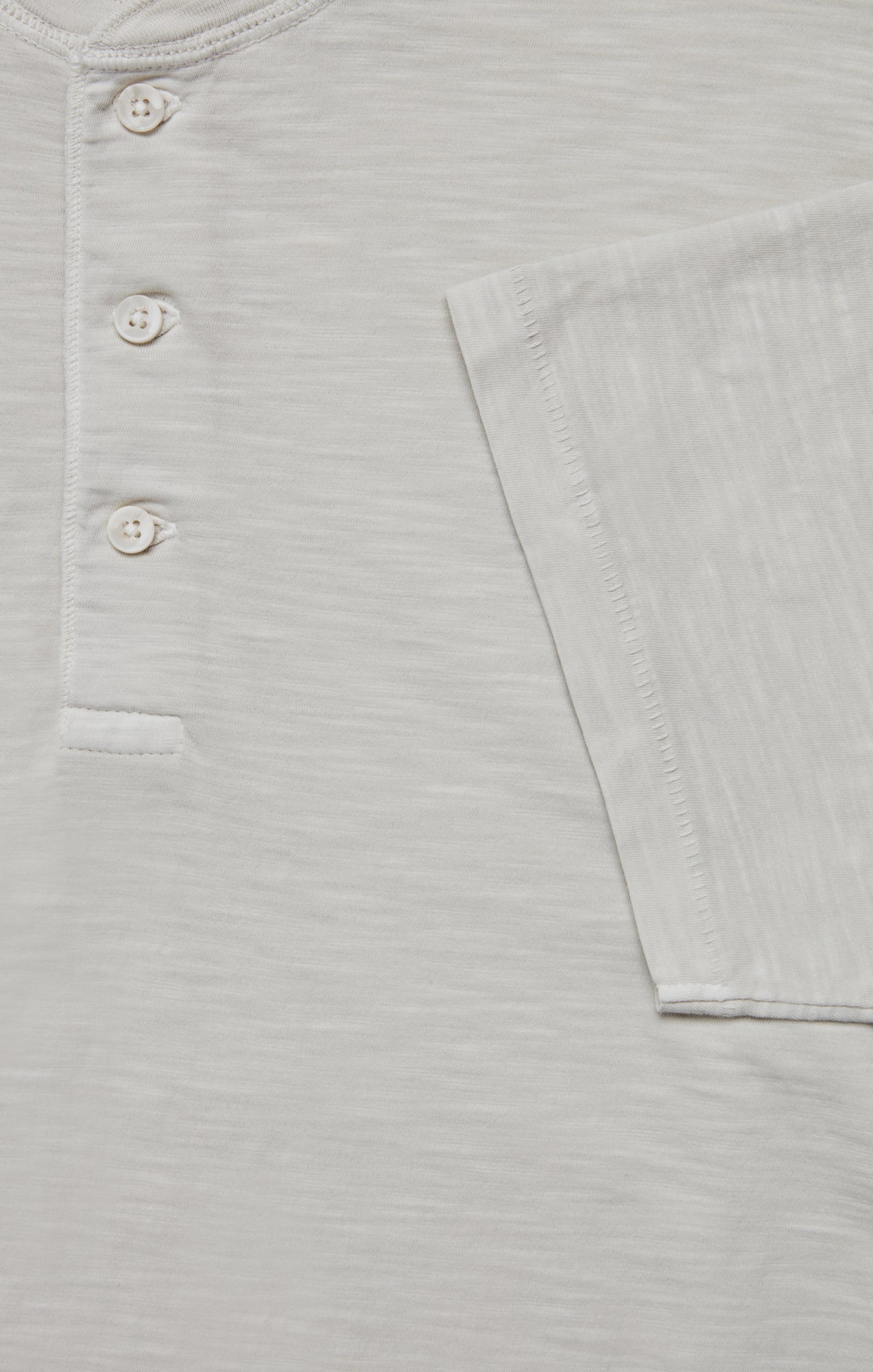 34 Heritage Slub Henley T-Shirt in Ivory