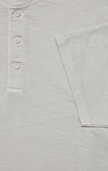 34 Heritage Slub Henley T-Shirt in Ivory