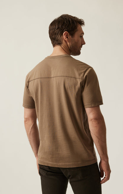 34 Heritage Deconstructed V-Neck T-Shirt In Shitake