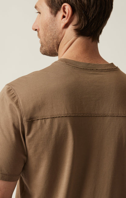 34 Heritage Deconstructed V-Neck T-Shirt In Shitake