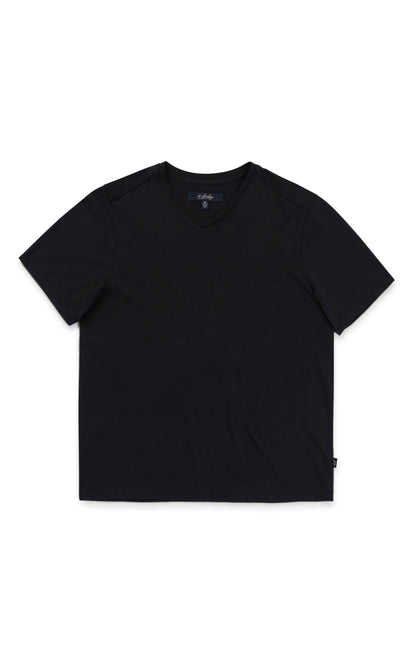 34 Heritage Deconstructed V-Neck T-Shirt in Black
