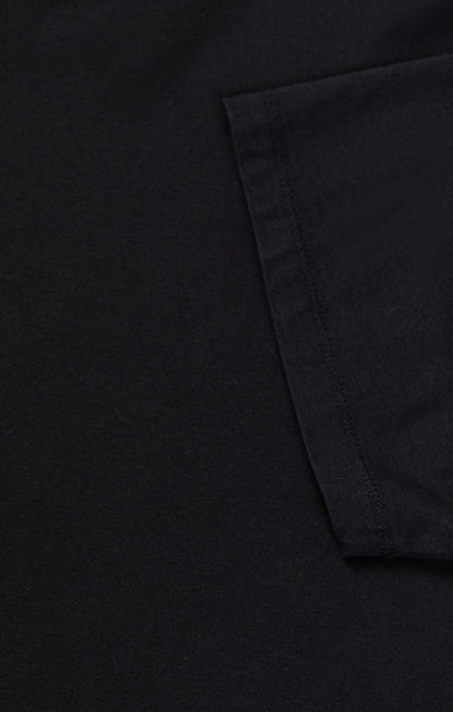 34 Heritage Deconstructed V-Neck T-Shirt in Black