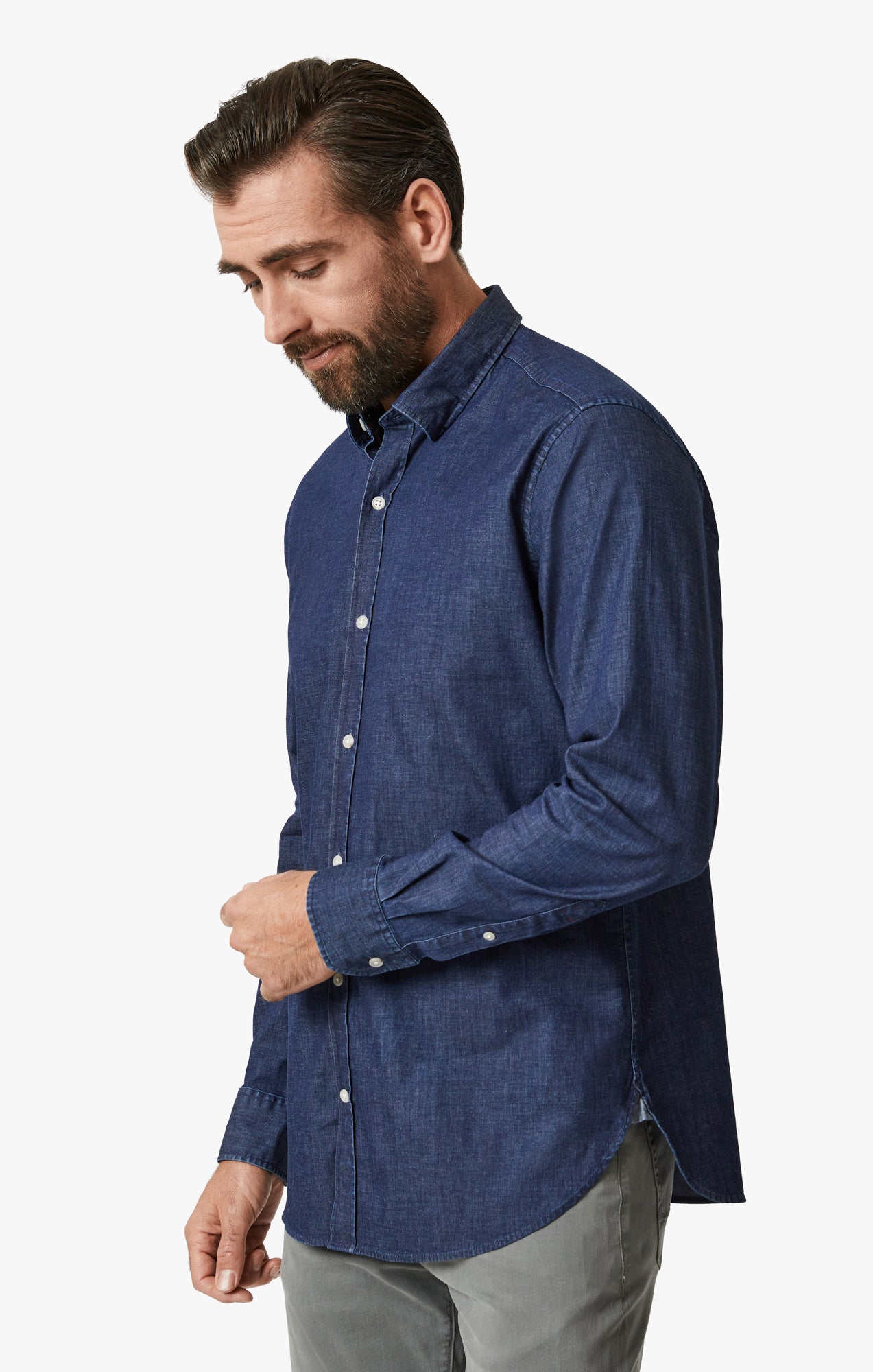 34 Heritage Denim Shirt In Medium