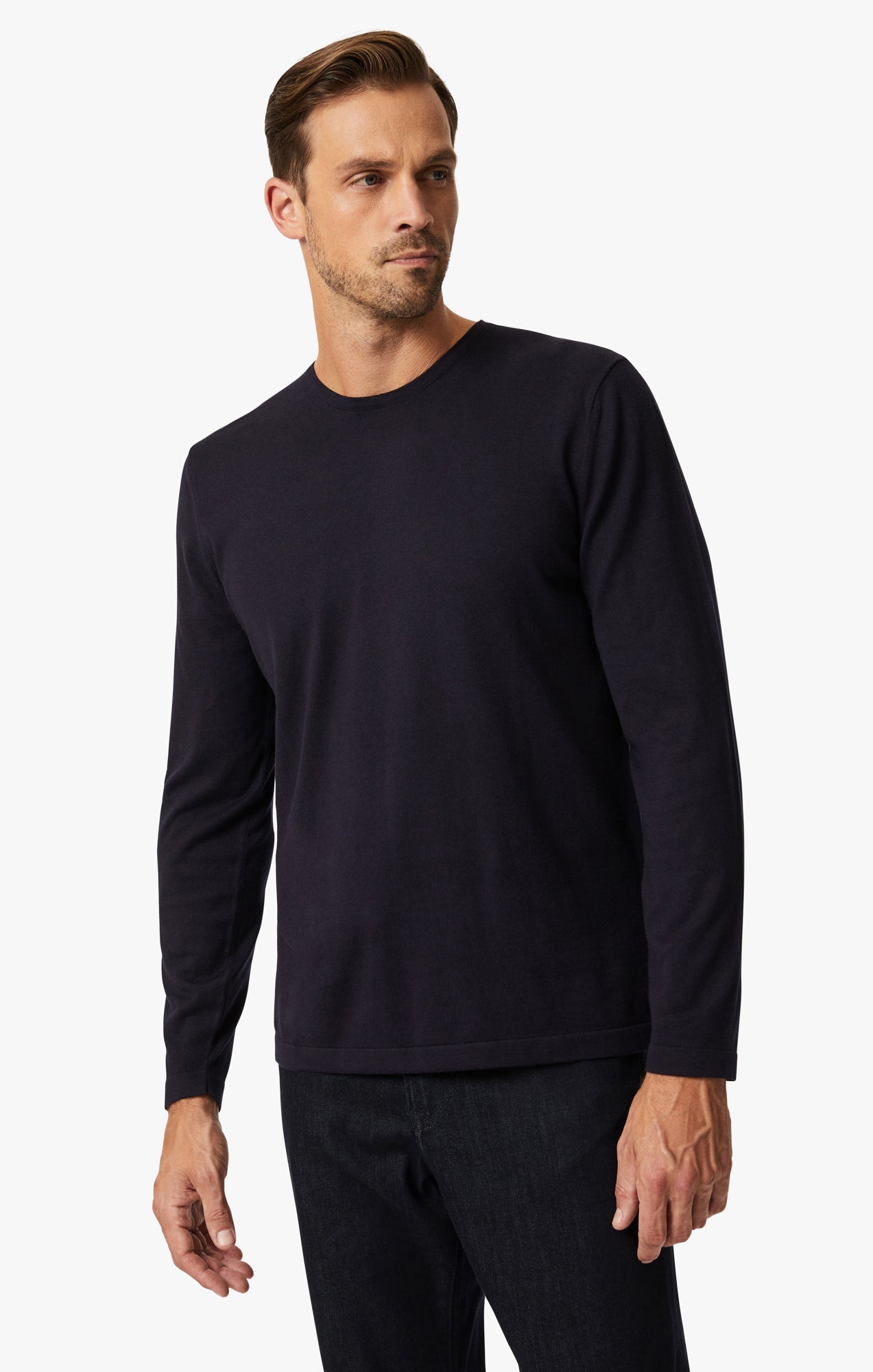 34 Heritage Crew Neck Sweater In Navy