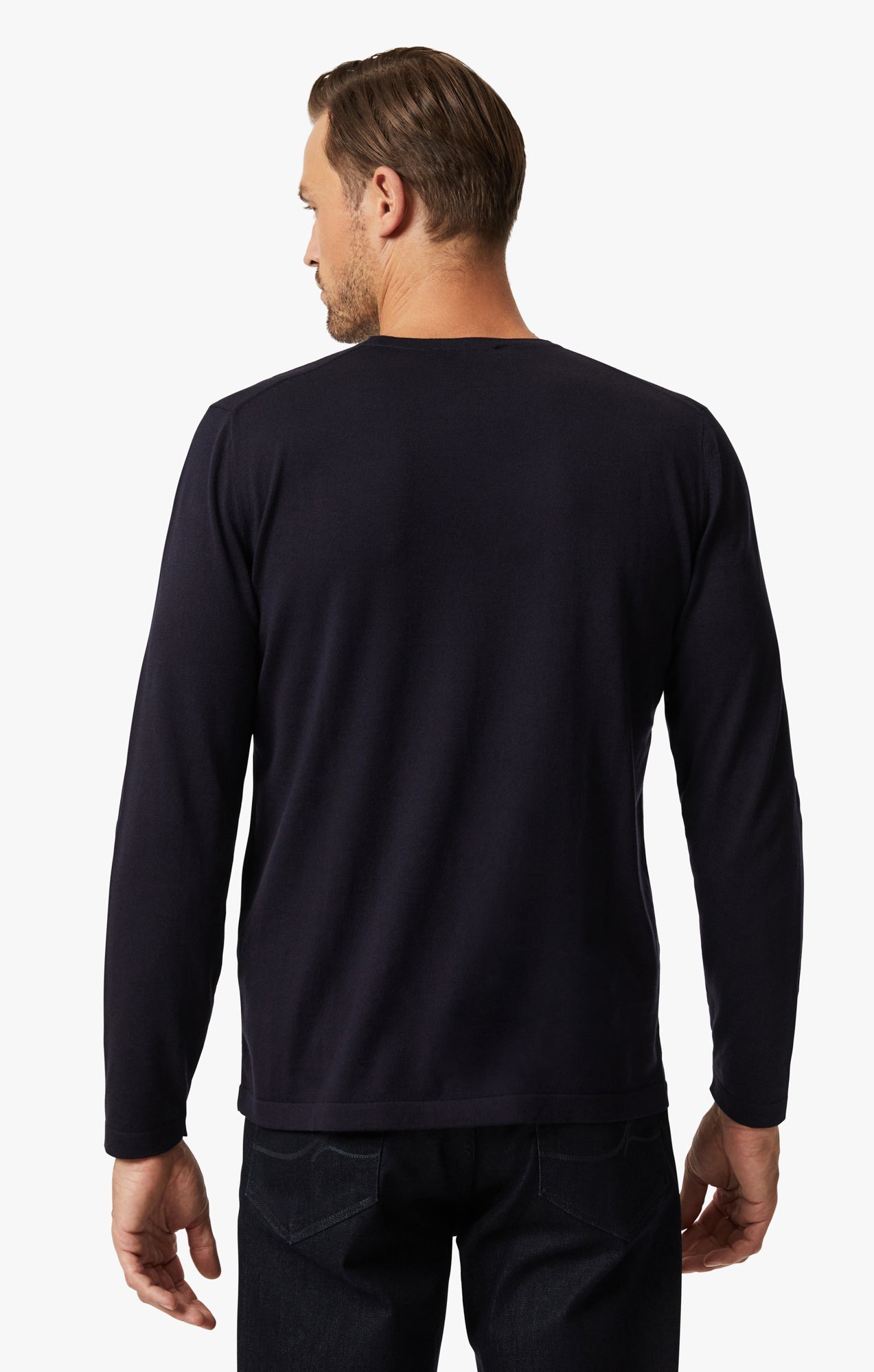 34 Heritage Crew Neck Sweater In Navy
