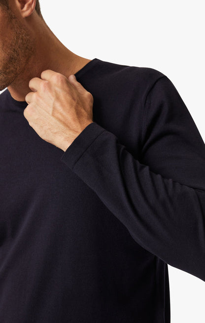 34 Heritage Crew Neck Sweater In Navy