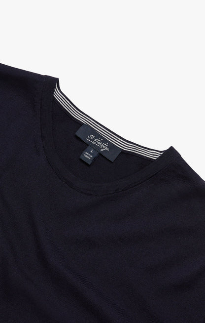 34 Heritage Crew Neck Sweater In Navy