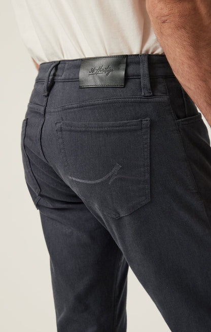 34 Heritage Courage Straight Leg Pants in Slate Diagonal