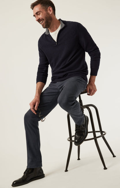 34 Heritage Courage Straight Leg Pants in Slate Diagonal