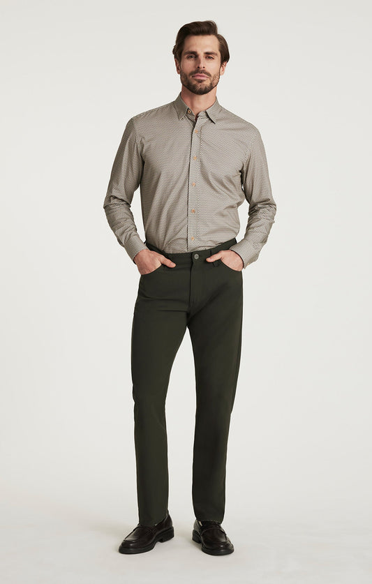 34 Heritage Courage Straight Commuter Pants in Peat Luxe