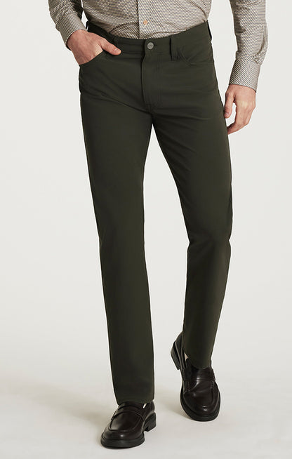34 Heritage Courage Straight Commuter Pants in Peat Luxe