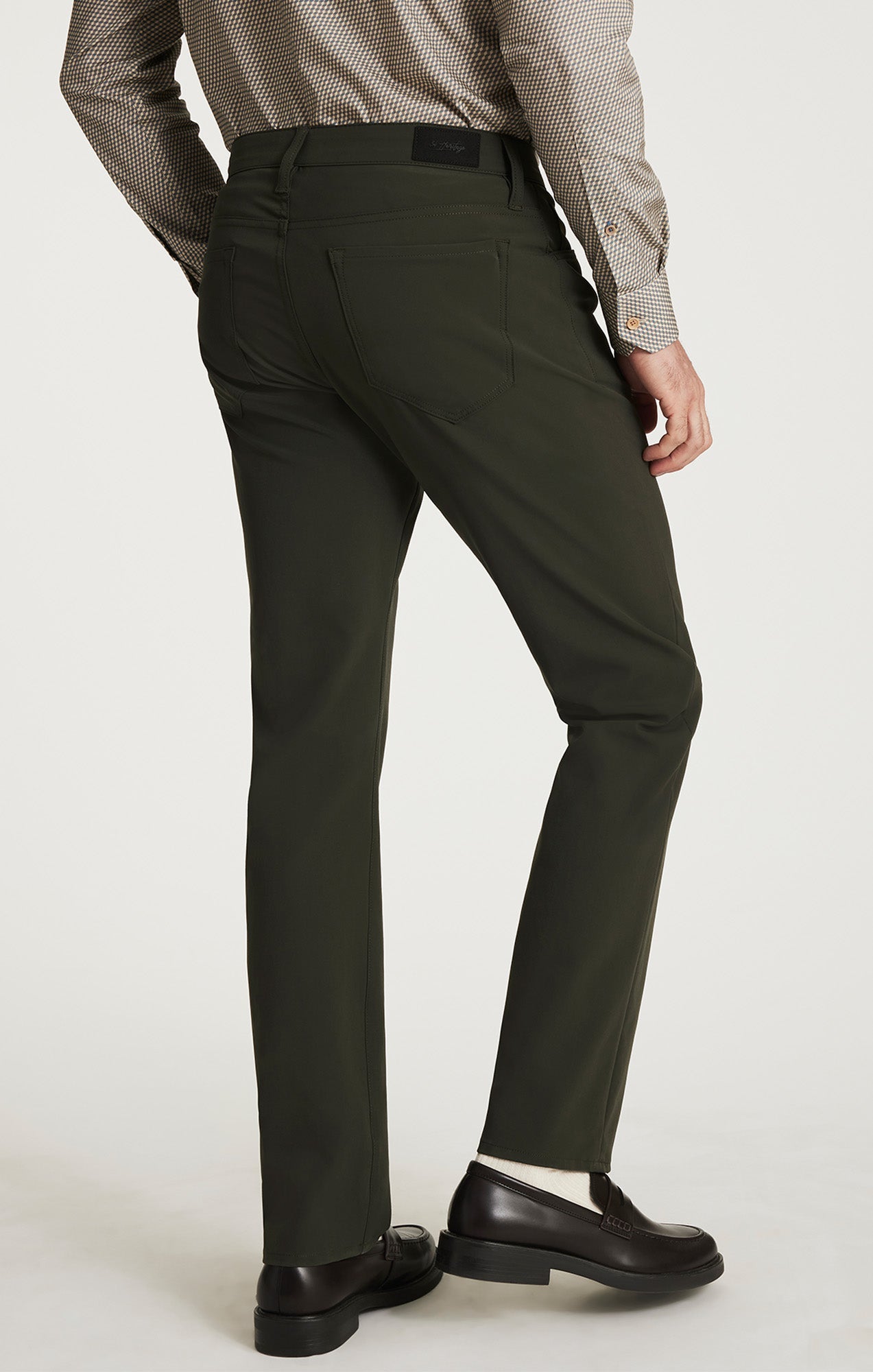 34 Heritage Courage Straight Commuter Pants in Peat Luxe