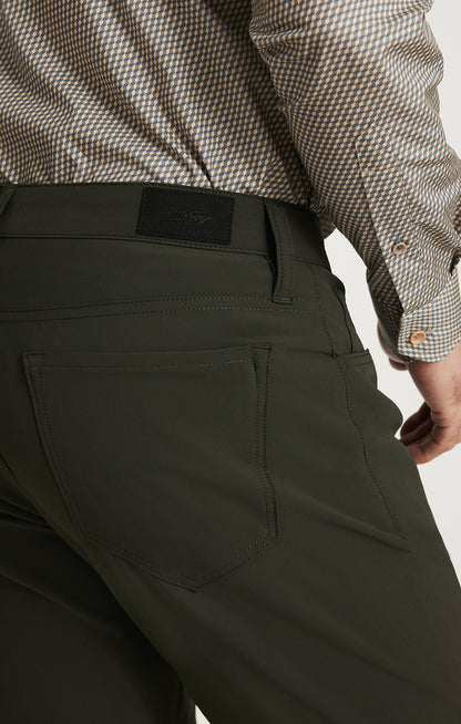 34 Heritage Courage Straight Commuter Pants in Peat Luxe